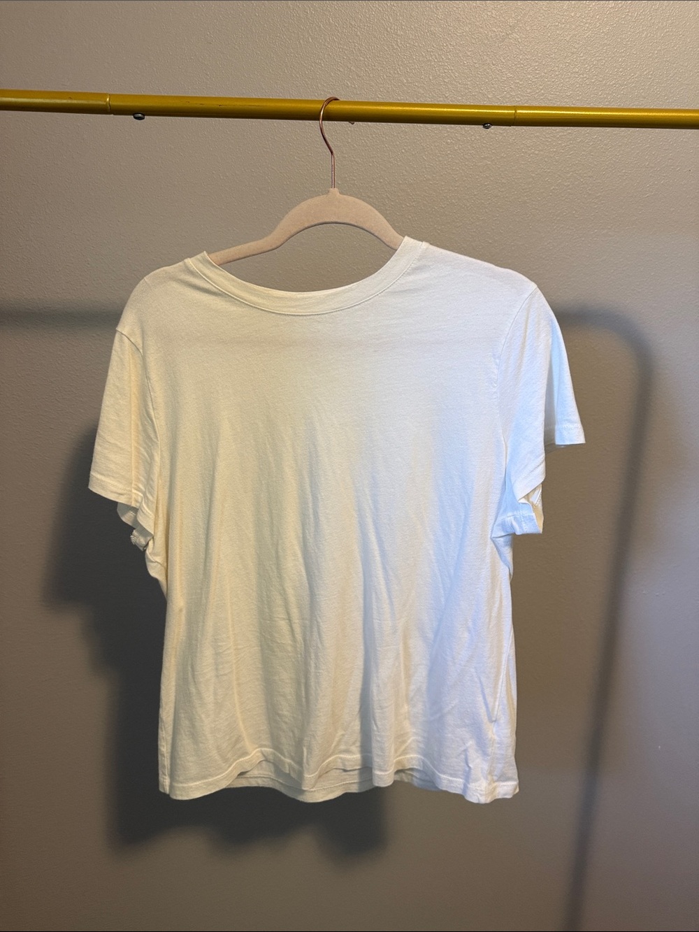 a new day White Short Sleeve Crewneck Tee